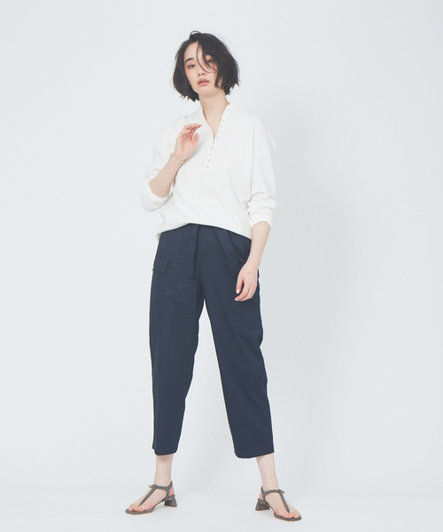qualite（カリテ）の「【WEB・一部店舗限定】パイロットパンツ（その他パンツ・レディース・ベージュ/ネイビー・38/36）」の18枚目の写真