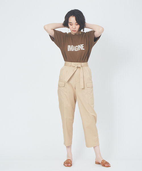 qualite（カリテ）の「【WEB・一部店舗限定】パイロットパンツ（その他パンツ・レディース・ベージュ/ネイビー・38/36）」の20枚目の写真