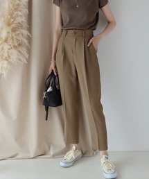 BLUEEAST | センタープレスタック入りテーパードパンツ(スラックス)