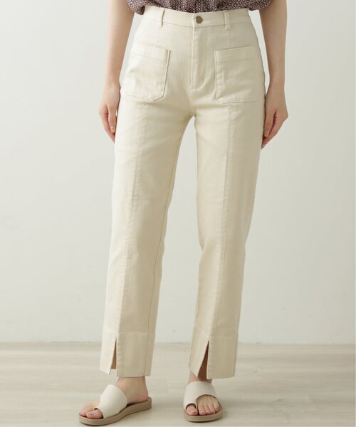 RAY CASSIN（レイカズン）の「フロントポケットリラックスデニムパンツ（その他パンツ・レディース・サックスブルー/ベージュ/ワンウォッシュ・MEDIUM/SMALL）」の15枚目の写真