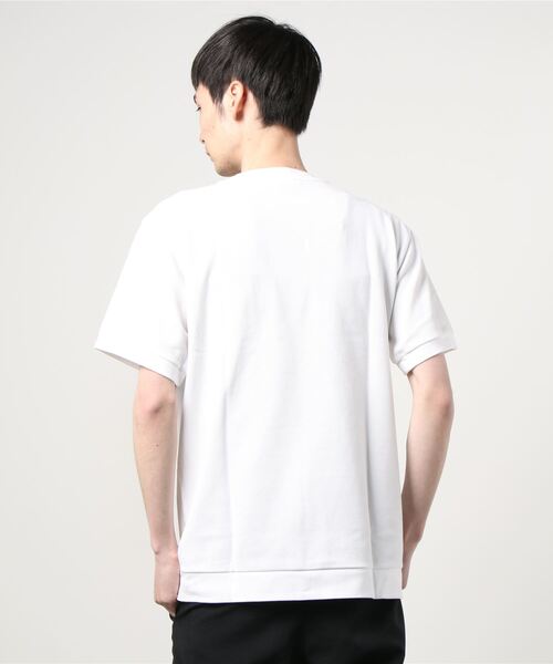 Munsingwear Grand-Slam（マンシングウェア　グランドスラム）の「ビッグ鹿の子クルーネックTシャツ（Tシャツ/カットソー・メンズ・ネイビー×ホワイト/ネイビー/ホワイト・L/M/XL/S）」の19枚目の写真