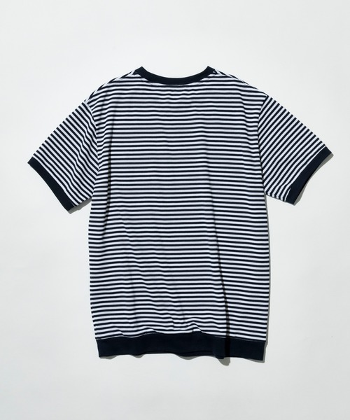 Munsingwear Grand-Slam（マンシングウェア　グランドスラム）の「ビッグ鹿の子クルーネックTシャツ（Tシャツ/カットソー・メンズ・ネイビー×ホワイト/ネイビー/ホワイト・L/M/XL/S）」の13枚目の写真