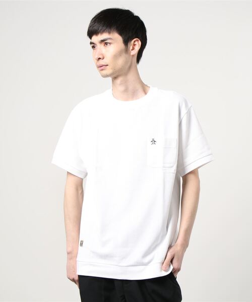 Munsingwear Grand-Slam（マンシングウェア　グランドスラム）の「ビッグ鹿の子クルーネックTシャツ（Tシャツ/カットソー・メンズ・ネイビー×ホワイト/ネイビー/ホワイト・L/M/XL/S）」の17枚目の写真