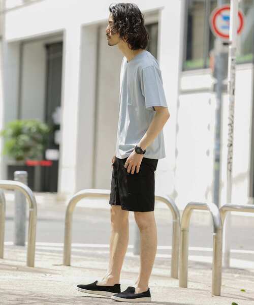 URBAN RESEARCH Sonny Label（アーバンリサーチサニーレーベル）の「『防汚ストレッチ』マルチファンクション撥水ショーツ（その他パンツ・メンズ・ブラック/ベージュ/パープル/ネイビー/カーキ・MEDIUM/LARGE）」の15枚目の写真