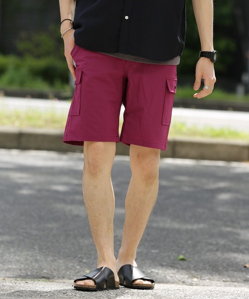 URBAN RESEARCH Sonny Label（アーバンリサーチサニーレーベル）の「『防汚ストレッチ』マルチファンクション撥水ショーツ（その他パンツ・メンズ・ブラック/ベージュ/パープル/ネイビー/カーキ・MEDIUM/LARGE）」の5枚目の写真