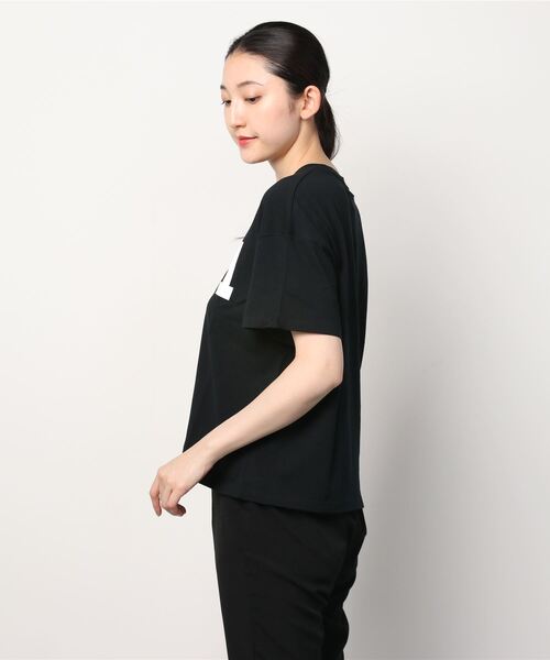 BT21（ビーティーイシビル）の「プリントTシャツ（Tシャツ/カットソー・レディース・ブラック/ホワイト×ブラック・フリー）」の3枚目の写真