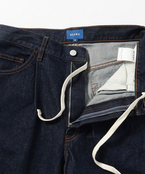 BEAMS（ビームス）の「BEAMS / 1プリーツ ワイド デニム ショーツ（その他パンツ・メンズ・インディゴブルー/ブルー・MEDIUM/X-LARGE/SMALL/LARGE）」の11枚目の写真