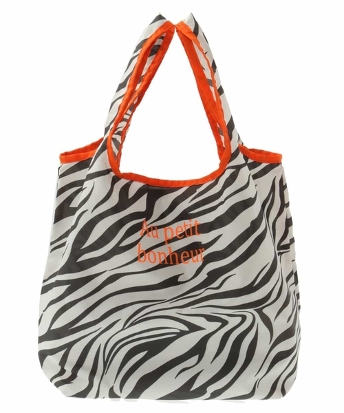 a.v.v（アーヴェヴェ）の「プリントエコバッグ（エコバッグ/サブバッグ・レディース・ホワイト/ベージュ/グリーン/アイボリー・38）」の6枚目の写真