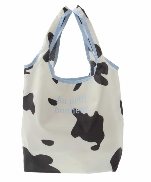 a.v.v（アーヴェヴェ）の「プリントエコバッグ（エコバッグ/サブバッグ・レディース・ホワイト/ベージュ/グリーン/アイボリー・38）」の7枚目の写真