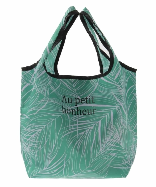 a.v.v（アーヴェヴェ）の「プリントエコバッグ（エコバッグ/サブバッグ・レディース・ホワイト/ベージュ/グリーン/アイボリー・38）」の9枚目の写真