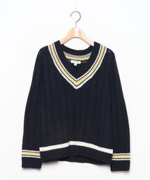 niko and... | Vネックニット(ニット/セーター)