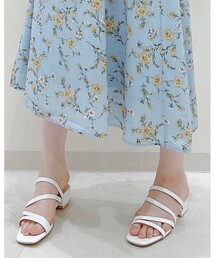 DRESKIP | 細ストラップサンダル(サンダル)