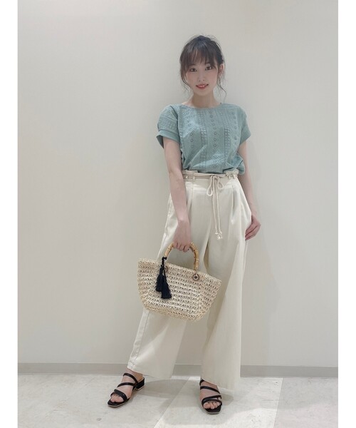 DRESKIP（ドレスキップ）の「◆細ストラップサンダル（サンダル・レディース・オフホワイト/ブラック/ブルー・35/45）」の5枚目の写真