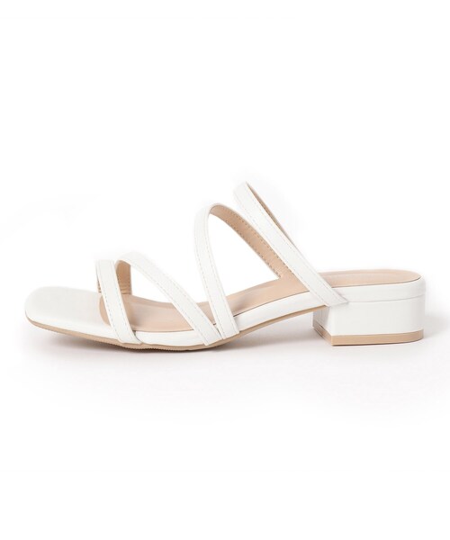 DRESKIP（ドレスキップ）の「◆細ストラップサンダル（サンダル・レディース・オフホワイト/ブラック/ブルー・35/45）」の19枚目の写真