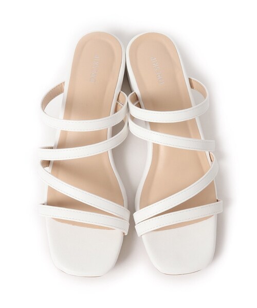 DRESKIP（ドレスキップ）の「◆細ストラップサンダル（サンダル・レディース・オフホワイト/ブラック/ブルー・35/45）」の20枚目の写真