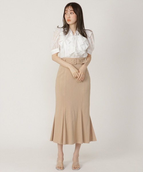 REDYAZEL（レディアゼル）の「シャドーチェックボウタイブラウス（シャツ/ブラウス・レディース・ブラック/オフホワイト/ボルドー・SMALL/MEDIUM）」の8枚目の写真