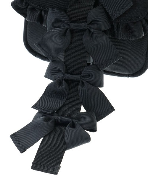 Candy Stripper（キャンディストリッパー）の「RIBBON SHOULDER バッグ（ショルダーバッグ・レディース・ブラック/ピンク・FREE）」の4枚目の写真