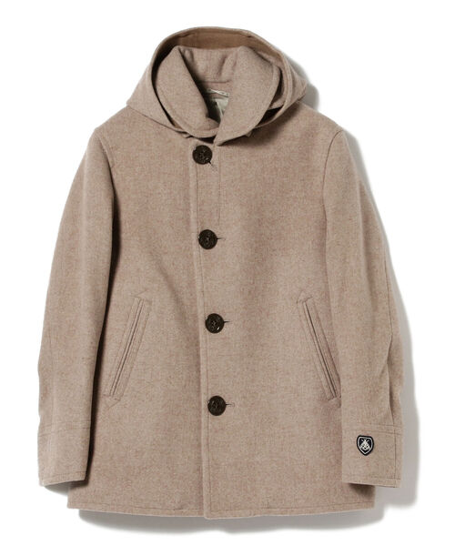 Ray BEAMS（レイビームス）の「ORCIVAL / メルトン フード ジャケット（ピーコート・レディース・ベージュ/ネイビー・1/2）」の15枚目の写真