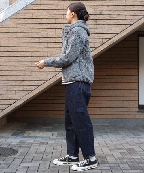 セール】GYMPHLEX/ジムフレックス ボアフーデッドジャケット BOA