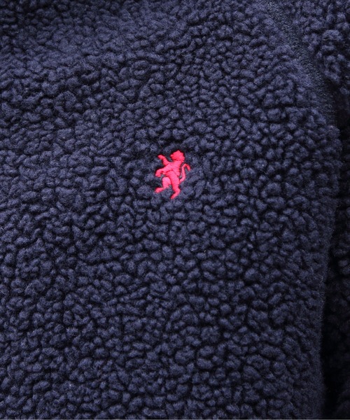 GYMPHLEX（ジムフレックス）の「GYMPHLEX/ジムフレックス　ボアフーデッドジャケット　BOA HOODED JACKET #J-1185BOA（ブルゾン・レディース・ライトブラウン/モカ/ライトベージュ/ヘザーグレー/ネイビー/ダークブラウン・16）」の14枚目の写真