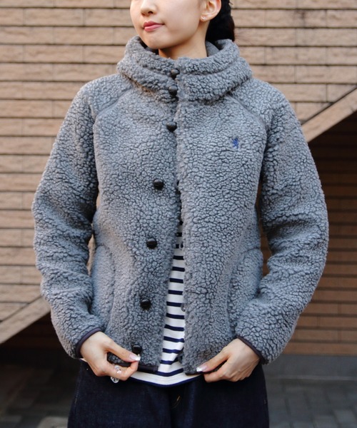 セール】GYMPHLEX/ジムフレックス ボアフーデッドジャケット BOA