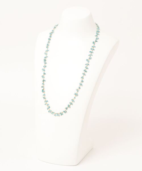 チャイハネ（チャイハネ）の「【チャイハネ】ターブルネックレス（ネックレス・レディース・ターコイズブルー・FREE）」の3枚目の写真