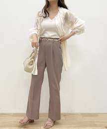 apres jour | センタープレスフレアーパンツ【ZOZOTOWN限定アイテム】(その他パンツ)