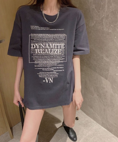 meJane(ミージェーン)の「バックロゴグラフィックTシャツ【ZOZOTOWN限定】(Tシャツ/カットソー・レディース・ホワイト/チャコールグレー・FREE)」の12枚目の写真