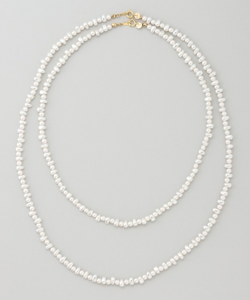 ANEMONE（アネモネ）の「ランダムパールネックレス[ショート]（ネックレス・レディース・アイボリー・FREE）」の2枚目の写真