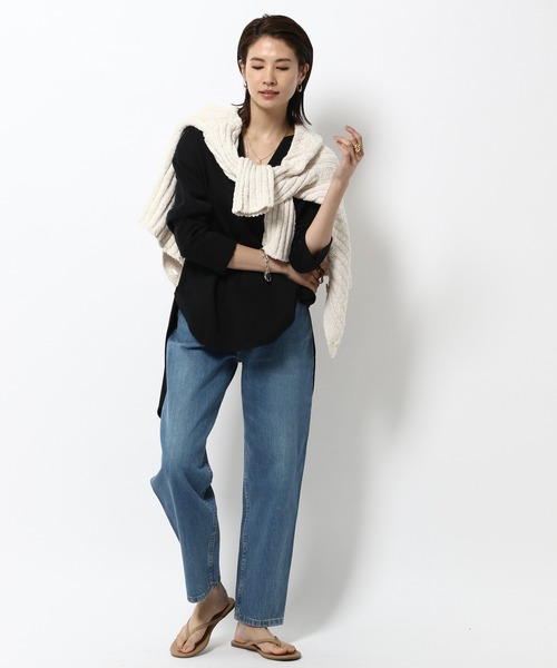 SERGE de bleu（サージ）の「SERGE de bleu / BARRELデニム【洗濯機洗い可】（その他パンツ・レディース・ブルー・23inch/24inch/25inch）」の15枚目の写真