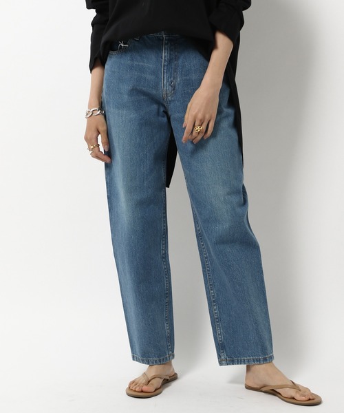 SERGE de bleu（サージ）の「SERGE de bleu / BARRELデニム【洗濯機洗い可】（その他パンツ・レディース・ブルー・23inch/24inch/25inch）」の7枚目の写真