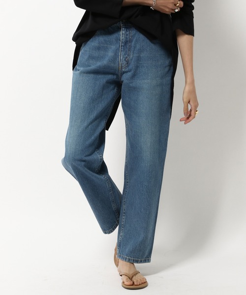 SERGE de bleu（サージ）の「SERGE de bleu / BARRELデニム【洗濯機洗い可】（その他パンツ・レディース・ブルー・23inch/24inch/25inch）」の4枚目の写真