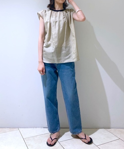 SERGE de bleu（サージ）の「SERGE de bleu / BARRELデニム【洗濯機洗い可】（その他パンツ・レディース・ブルー・23inch/24inch/25inch）」の10枚目の写真