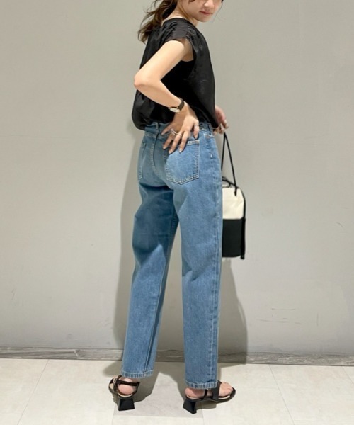 SERGE de bleu（サージ）の「SERGE de bleu / BARRELデニム【洗濯機洗い可】（その他パンツ・レディース・ブルー・23inch/24inch/25inch）」の9枚目の写真