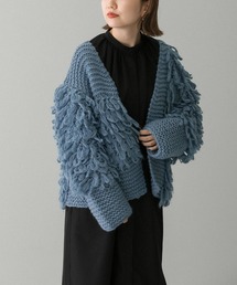 KBF | パッチワークループニットカーディガン(カーディガン/ボレロ)