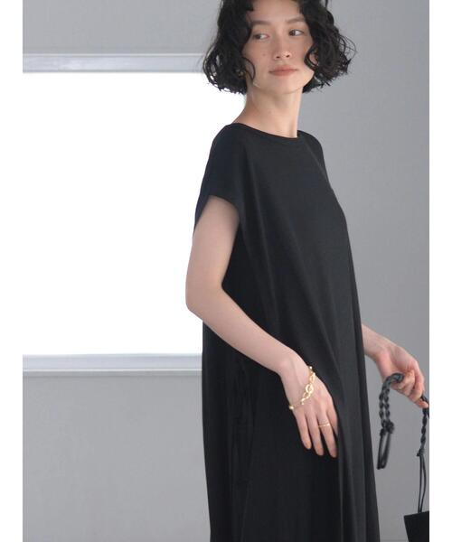 AMERICAN HOLIC(アメリカンホリック)の「レイヤードボックスシアーカットワンピース(ワンピース・レディース・ブラック/テラコッタ・FREE)」の13枚目の写真