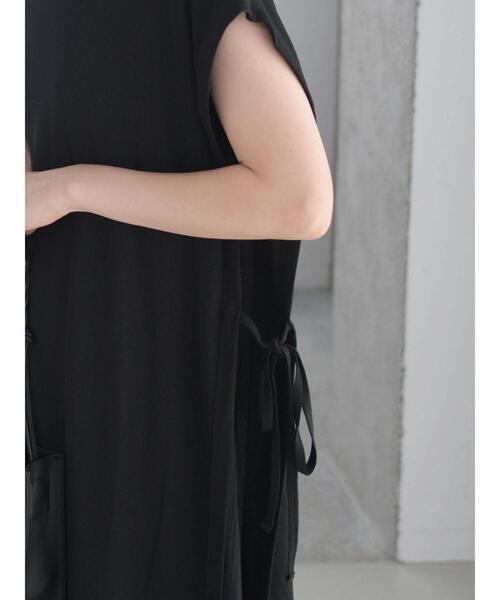 AMERICAN HOLIC(アメリカンホリック)の「レイヤードボックスシアーカットワンピース(ワンピース・レディース・ブラック/テラコッタ・FREE)」の14枚目の写真