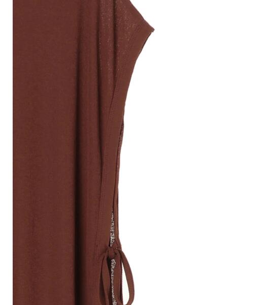 AMERICAN HOLIC(アメリカンホリック)の「レイヤードボックスシアーカットワンピース(ワンピース・レディース・ブラック/テラコッタ・FREE)」の17枚目の写真