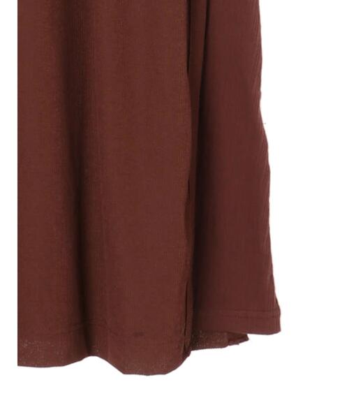 AMERICAN HOLIC(アメリカンホリック)の「レイヤードボックスシアーカットワンピース(ワンピース・レディース・ブラック/テラコッタ・FREE)」の20枚目の写真