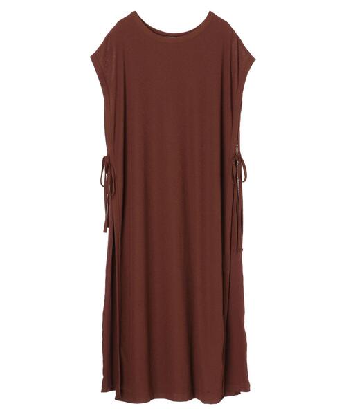 AMERICAN HOLIC(アメリカンホリック)の「レイヤードボックスシアーカットワンピース(ワンピース・レディース・ブラック/テラコッタ・FREE)」の22枚目の写真