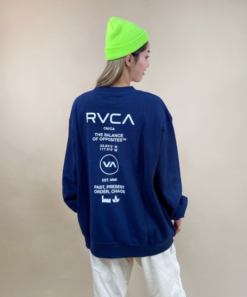 RVCA(ルーカ)の「【ZOZOタウン限定アイテム】RVCA/ルーカ ビッグシルエット バックプリントトレーナー BB044-037(スウェット・レディース・ブラック/ネイビー/ホワイト・M/L)」の16枚目の写真