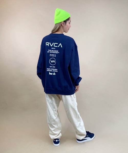 RVCA(ルーカ)の「【ZOZOタウン限定アイテム】RVCA/ルーカ ビッグシルエット バックプリントトレーナー BB044-037(スウェット・レディース・ブラック/ネイビー/ホワイト・M/L)」の19枚目の写真