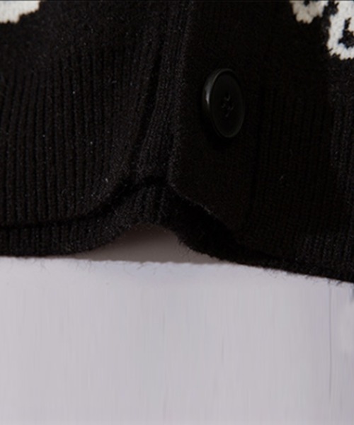 HOOK（フック）の「【HOOK】落書き恐竜イラスト カーディガン（カーディガン/ボレロ・メンズ・グリーン/ブラック/ホワイト/パープル/ライトグレー/ネイビー/ダークベージュ/ライトブルー・XL/L/M/XXL）」の18枚目の写真