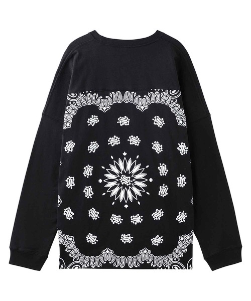 SILAS（サイラス）の「SILAS CONTRAST PRINT LS TEE サイラス コントラスト プリント ロンT（Tシャツ/カットソー・メンズ・ブラック/ホワイト・LARGE/X-LARGE/MEDIUM）」の6枚目の写真