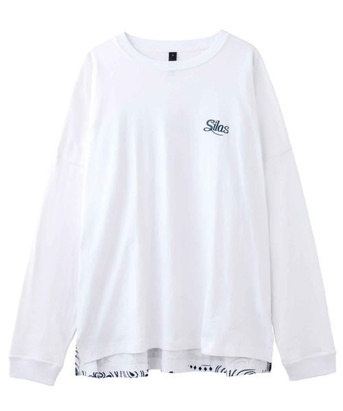 SILAS（サイラス）の「SILAS CONTRAST PRINT LS TEE サイラス コントラスト プリント ロンT（Tシャツ/カットソー・メンズ・ブラック/ホワイト・LARGE/X-LARGE/MEDIUM）」の3枚目の写真