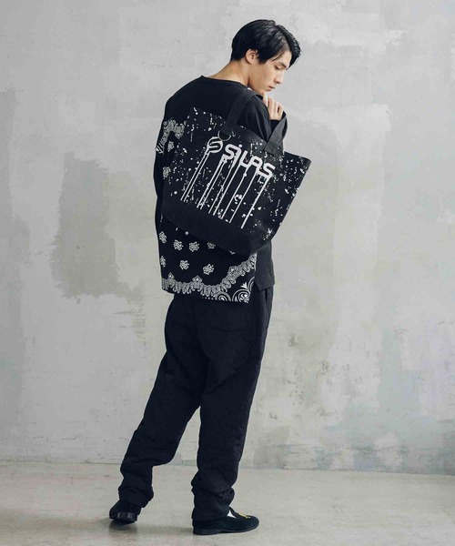 SILAS（サイラス）の「SILAS CONTRAST PRINT LS TEE サイラス コントラスト プリント ロンT（Tシャツ/カットソー・メンズ・ブラック/ホワイト・LARGE/X-LARGE/MEDIUM）」の21枚目の写真