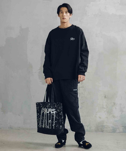 SILAS（サイラス）の「SILAS CONTRAST PRINT LS TEE サイラス コントラスト プリント ロンT（Tシャツ/カットソー・メンズ・ブラック/ホワイト・LARGE/X-LARGE/MEDIUM）」の20枚目の写真