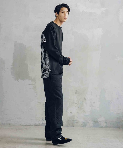 SILAS（サイラス）の「SILAS CONTRAST PRINT LS TEE サイラス コントラスト プリント ロンT（Tシャツ/カットソー・メンズ・ブラック/ホワイト・LARGE/X-LARGE/MEDIUM）」の19枚目の写真