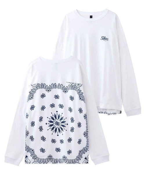 SILAS（サイラス）の「SILAS CONTRAST PRINT LS TEE サイラス コントラスト プリント ロンT（Tシャツ/カットソー・メンズ・ブラック/ホワイト・LARGE/X-LARGE/MEDIUM）」の13枚目の写真