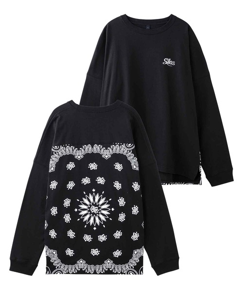 SILAS（サイラス）の「SILAS CONTRAST PRINT LS TEE サイラス コントラスト プリント ロンT（Tシャツ/カットソー・メンズ・ブラック/ホワイト・LARGE/X-LARGE/MEDIUM）」の12枚目の写真